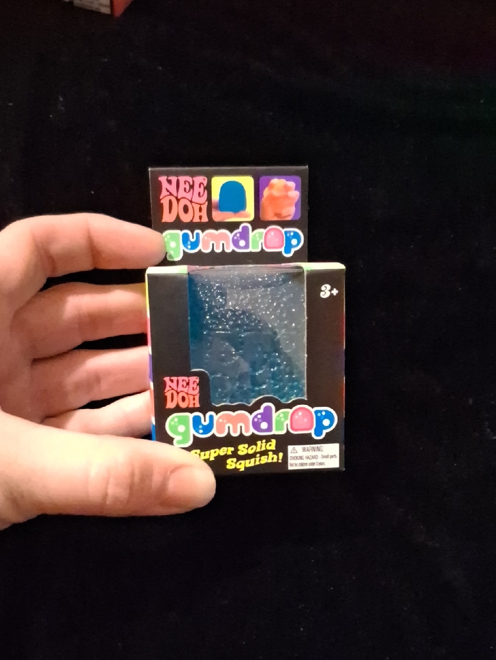 NeeDoh Gumdrop Super Solid Squish! - Blue